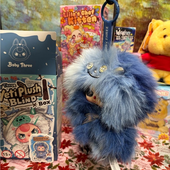 Baby Three Yeti Plush Blind Box “Glittershine Frost” ❄️🩵 - Picture 9 of 15